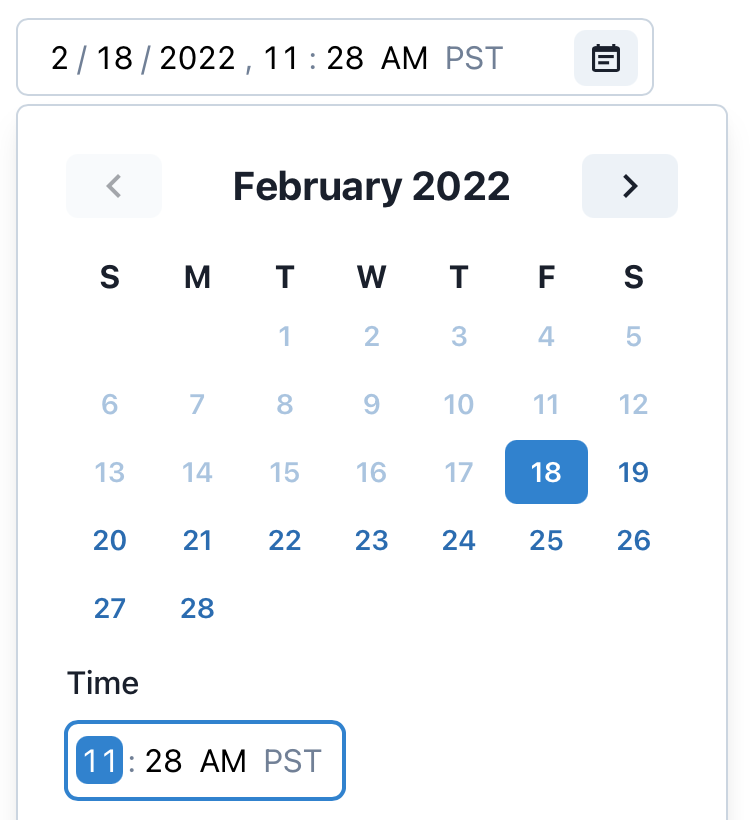 useDatePicker – React Aria