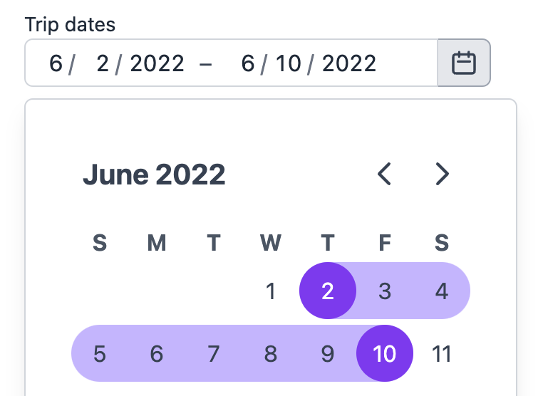 useDateRangePicker – React Aria