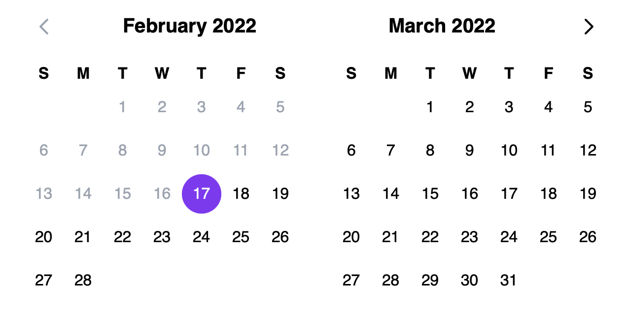 useCalendar – React Aria