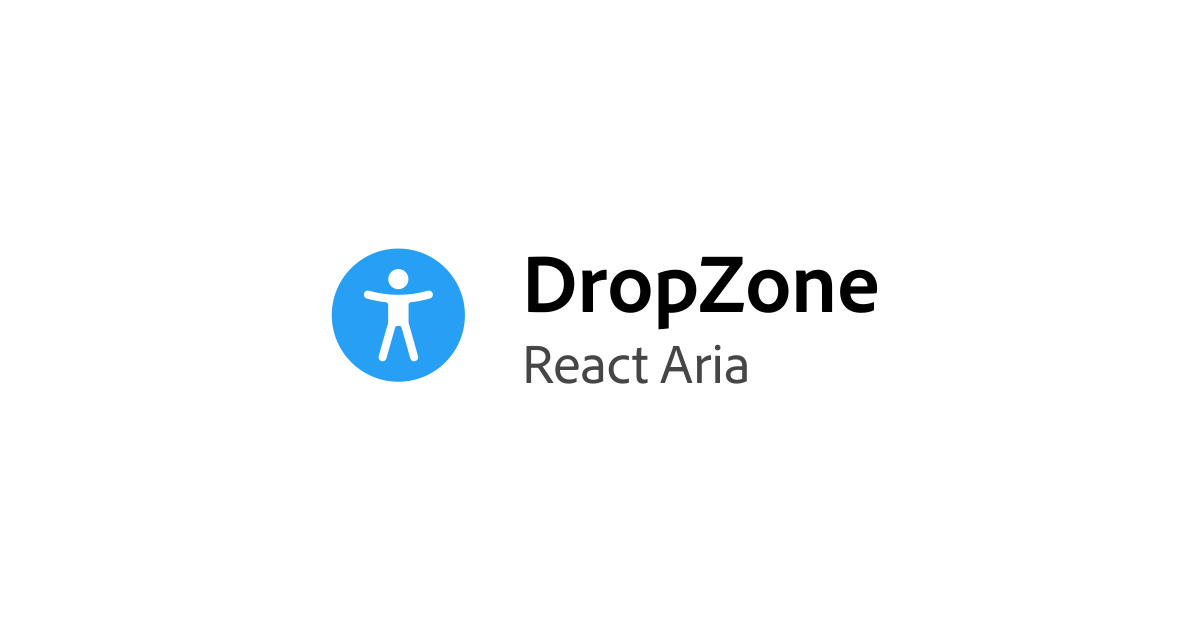 DropZone | React Aria